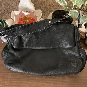 Aimee Kestenberg Bali Leather Hobo Shoulder Bag Purse